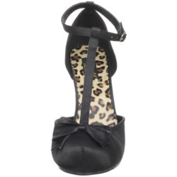 Nero Raso 12 cm retro vintage CUTIEPIE-12 scarpe décolleté con tacchi bassi