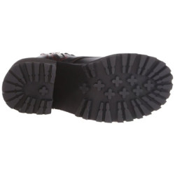 Ecopelle 12 cm ASSAULT-100 lolita gotico stivaletti suola spessa