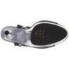 Nero Trasparente 14 cm ALLURE-609 Scarpa Stiletto Alto