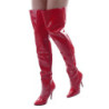 Rosso Vernice 13 cm SEDUCE-3010 Stivali sopra il ginocchio