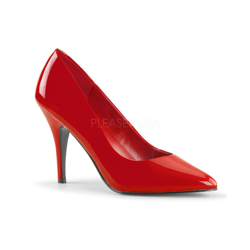 Rosso Vernice 10 cm VANITY-420 scarpe décolleté a punta elegante