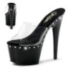 Nero 18 cm Pleaser ADORE-701LS Plateau Ciabattina Alto