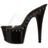 Nero 18 cm Pleaser ADORE-701LS Plateau Ciabattina Alto