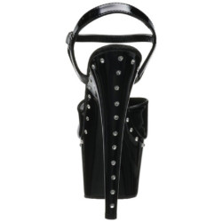 Nero 18 cm Pleaser ADORE-709LS Tacchi Alti Plateau