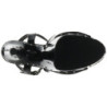 Nero 18 cm Pleaser ADORE-709LS Tacchi Alti Plateau