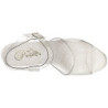 Trasparente 15 cm Pleaser KISS-208LS Tacchi Alti Plateau