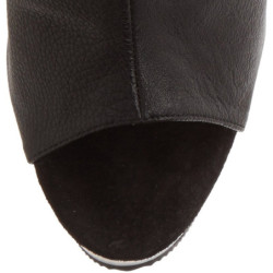 Nero Opaco 15 cm DELIGHT-1018 Plateau Stivaletti Donna