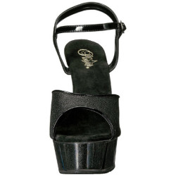 Nero Brillare 15 cm DELIGHT-609-5G Tacchi Alti Plateau