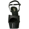 Nero Brillare 15 cm DELIGHT-609-5G Tacchi Alti Plateau