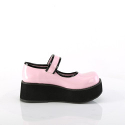 Rosa 6 cm SPRITE-01 emo maryjane scarpe donna fibbia