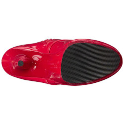 Rosso Verniciato 15,5 cm DELIGHT-1020 Stivaletti da donna plateau