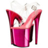 Pink 20 cm FLAMINGO-808 Cromo Plateau Tacchi Alti