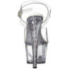 Trasparente 18 cm Pleaser ADORE-708LS Tacchi Alti Plateau