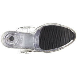 Trasparente 18 cm Pleaser ADORE-708LS Tacchi Alti Plateau