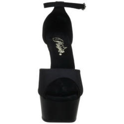 Nero 15 cm DELIGHT-618PS Scarpe da donna con tacco altissime