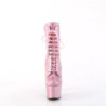 ADORE-1020HG - 18 cm pleaser stivaletti tacco alto plateau ologramma rosa