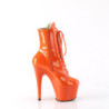 ADORE-1020 18 cm pleaser stivaletti tacco alto plateau arancioni