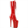 Rosso Vernice 23 cm Pleaser INFINITY-2020 Plateau Stivali Donna
