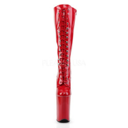 Rosso Vernice 23 cm Pleaser INFINITY-2020 Plateau Stivali Donna