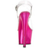 Fucsia Trasparente 18 cm SKY-308 Plateau Tacchi Alti a Spillo