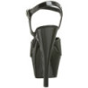 Nero Vernice 15 cm KISS-209 Plateau Calzature Tacchi Alti