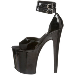 Nero Vernice 20 cm XTREME-875 Plateau Calzature Tacchi Alti