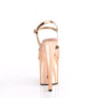 Ecopelle 19 cm ENCHANT-709 oro dorato rosa scarpe pleaser con tacchi alti