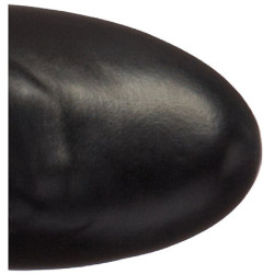 Nero Ecopelle 15 cm DELIGHT-3050 plateau suola stivali alti lunghi con tacco