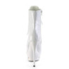Bianco 15,5 cm BLONDIE-R-1020 stivaletti plateau con stringati in vernice