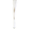 Verniciata bianchi 20 cm FLAMINGO-3850 stivali sopra il ginocchio con lacci