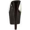 Nero Trasparente 18 cm ADORE-701 Plateau Mules Alte
