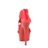 Rosso banda elasticizzata 15 cm DELIGHT-669 scarpe da donna pleaser