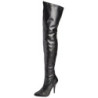 Nero Ecopelle 13 cm SEDUCE-3000 stivali overknee tacco alto