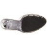 Trasparente 13 cm Fabulicious LIP-101 Plateau Mules Tacco Alto