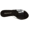 Nero Trasparente 14 cm COCKTAIL-501 Plateau Mules Tacco Alto