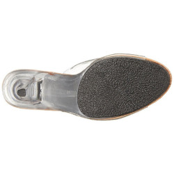 Marrone Trasparente 11 cm CARESS-401 Plateau Ciabattina Tacchi Alti