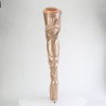 Glitter Dorati 18 cm ADORE-3020GP stivali sopra il ginocchio con stringati