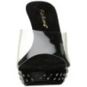 Nero Trasparente 14 cm COCKTAIL-501SDT Mules Strass Altissimi