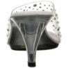 Trasparente 8 cm BELLE-301RS Mules Strass Altissimi