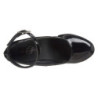 Nero Vernice 15 cm DELIGHT-686 Scarpe da donna con tacco altissime