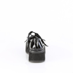 Verniciata 5 cm EMILY-23 emo maryjane scarpe donna fibbia