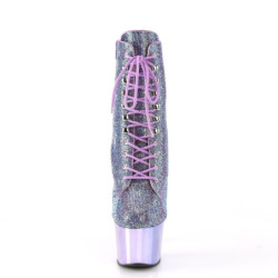 Lavanda strass stivaletti pleaser con plateau e tacco 18 cm ADORE-1020CHRS