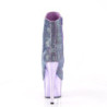 Lavanda strass stivaletti pleaser con plateau e tacco 18 cm ADORE-1020CHRS