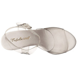 Trasparente Strass 13 cm COCKTAIL-508SDT Sandali Tacco Altissimo