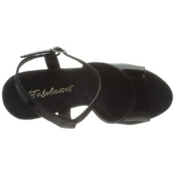 Nero Vernice 13 cm COCKTAIL-509 Plateau Sandali Tacco Altissimo