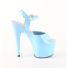 Azzurro 18 cm ADORE-709 pleaser plateau sandali donna tacco alto
