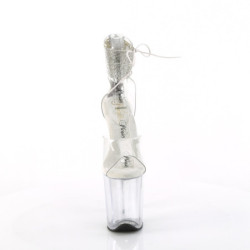 Trasparente 20 cm FLAMINGO-824RS Sandali piattaforma con cinturini alla caviglia