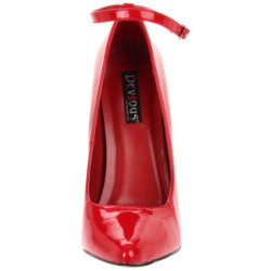 Rosso Vernice 16 cm DAGGER-12 Fetish Scarpe Décolleté