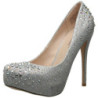 Argento Strass Cristallo 13 cm DESTINY-06R Plateau Scarpe Décolleté