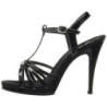 Nero Vernice 12 cm FLAIR-420 Sandali Donna con Tacco